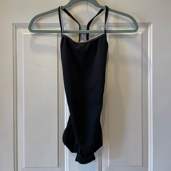 NWT Black Speedo Racerback Bathing Suit Size 6/32 - Picture 1 of 4